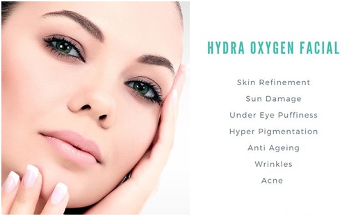 Hydra Oxygen Facial - Skin refinement, sun damage, etc