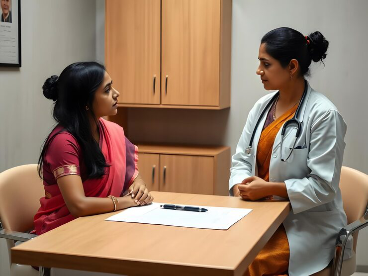 indian-doctor-is-looking-couple-patients-his-chamb