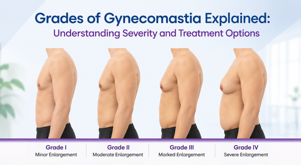 GRADES GYNECOMASTIA