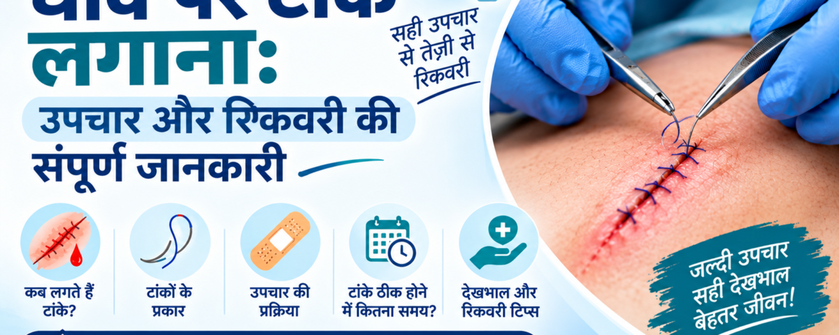 घाव पर टांके