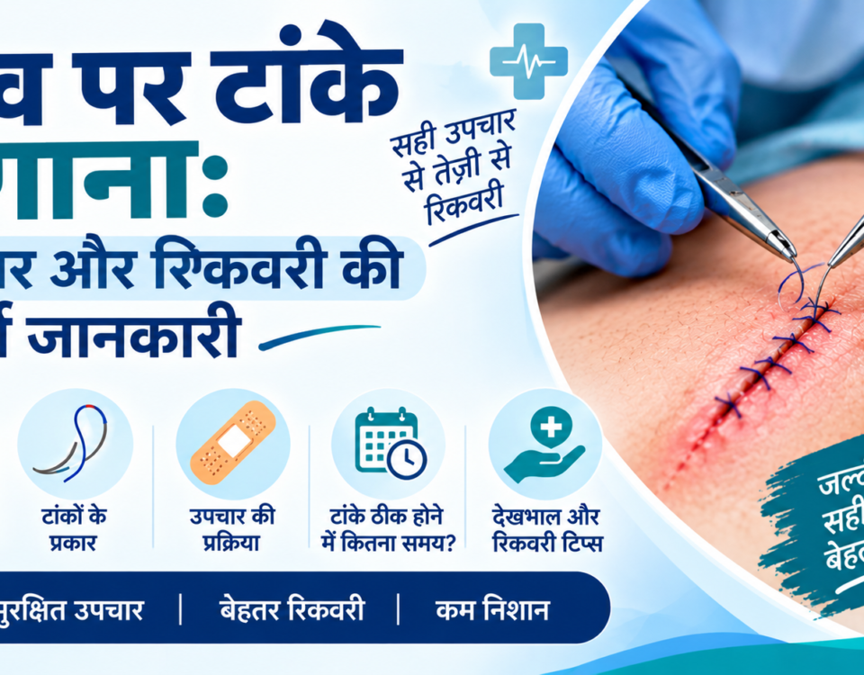 घाव पर टांके